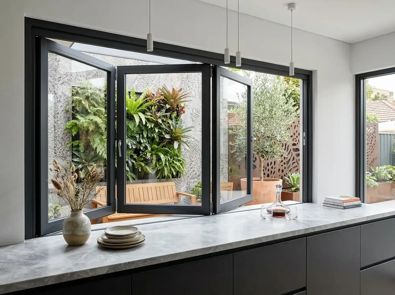 Bi-fold windows